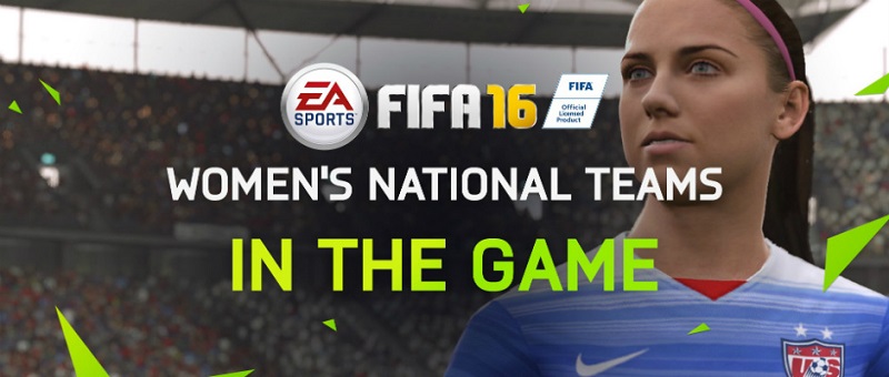 FIFA 16 incluirá selecciones nacionales femeninas