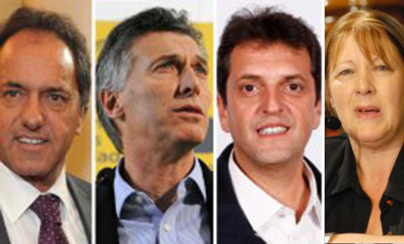 Scioli Macri Massa Stolbizer