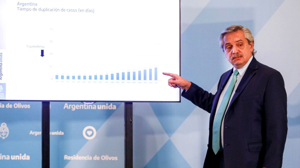 Coronavirus en la Argentina: Alberto Fernández analiza extender la cuarentena obligatoria hasta el 8 de junio Alberto20 1024x576